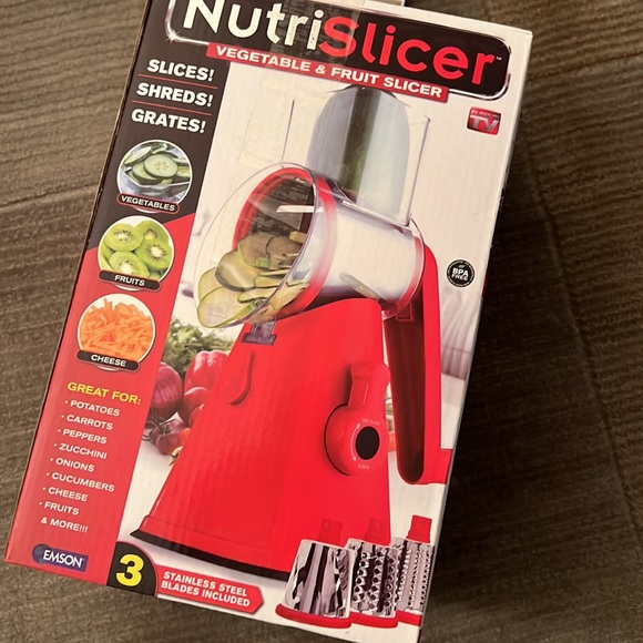 Emson Kitchen New Nutrislicer Vegetable And Fruit Slicer By Emson